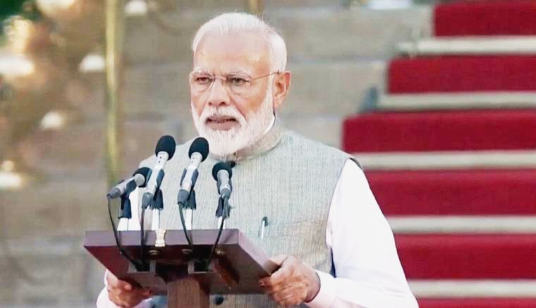 Modi Taking Oath 2019