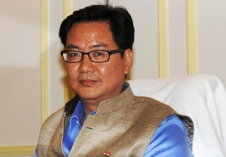 Shri Kiren Rijiju taking charge as the Minister of State for Home Affairs, in New Delhi on May 29, 2014.